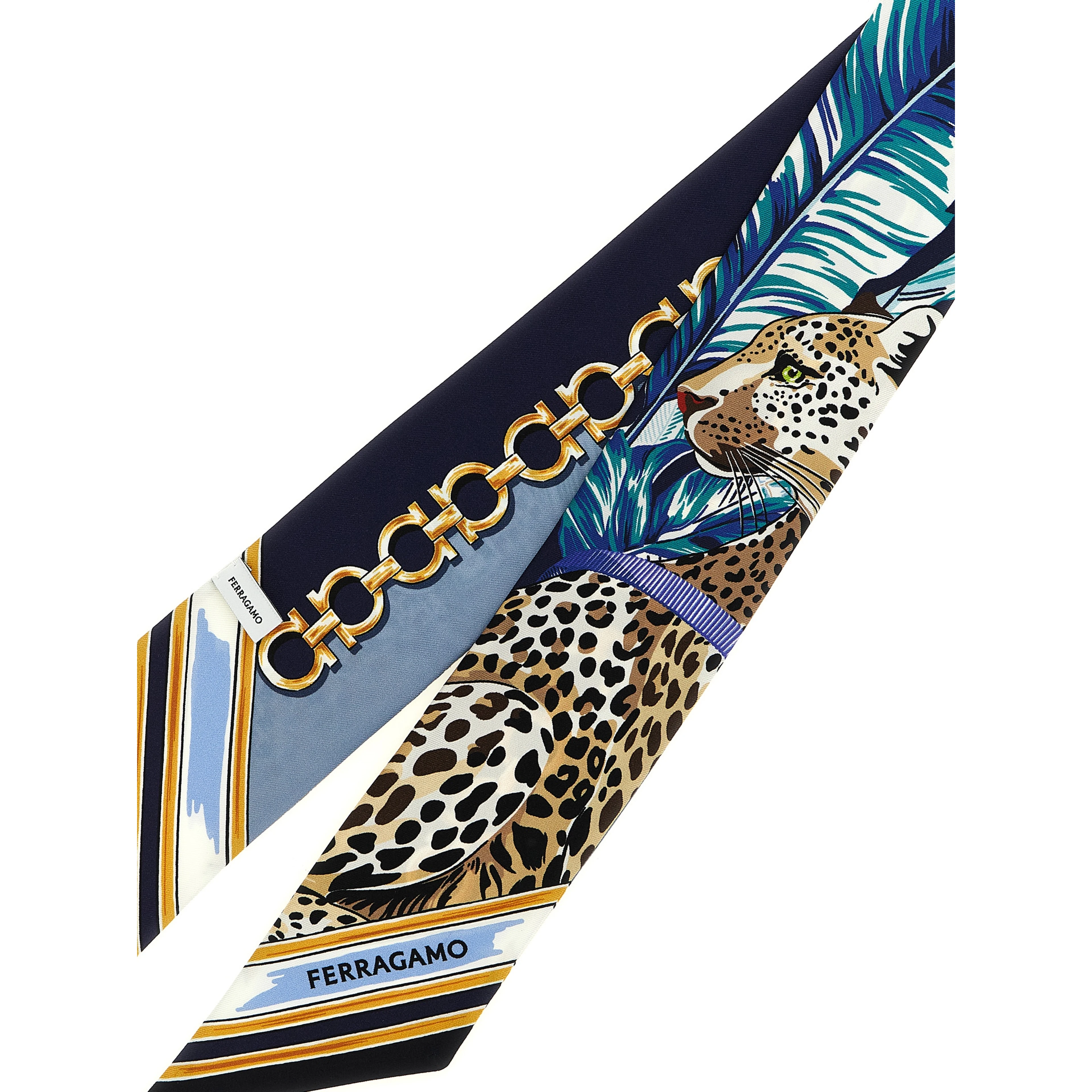 Blue Silk Foulard