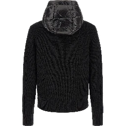 Black Polyamide Cardigan