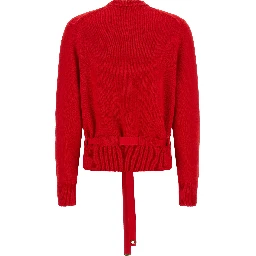 Red Cashmere Cardigan