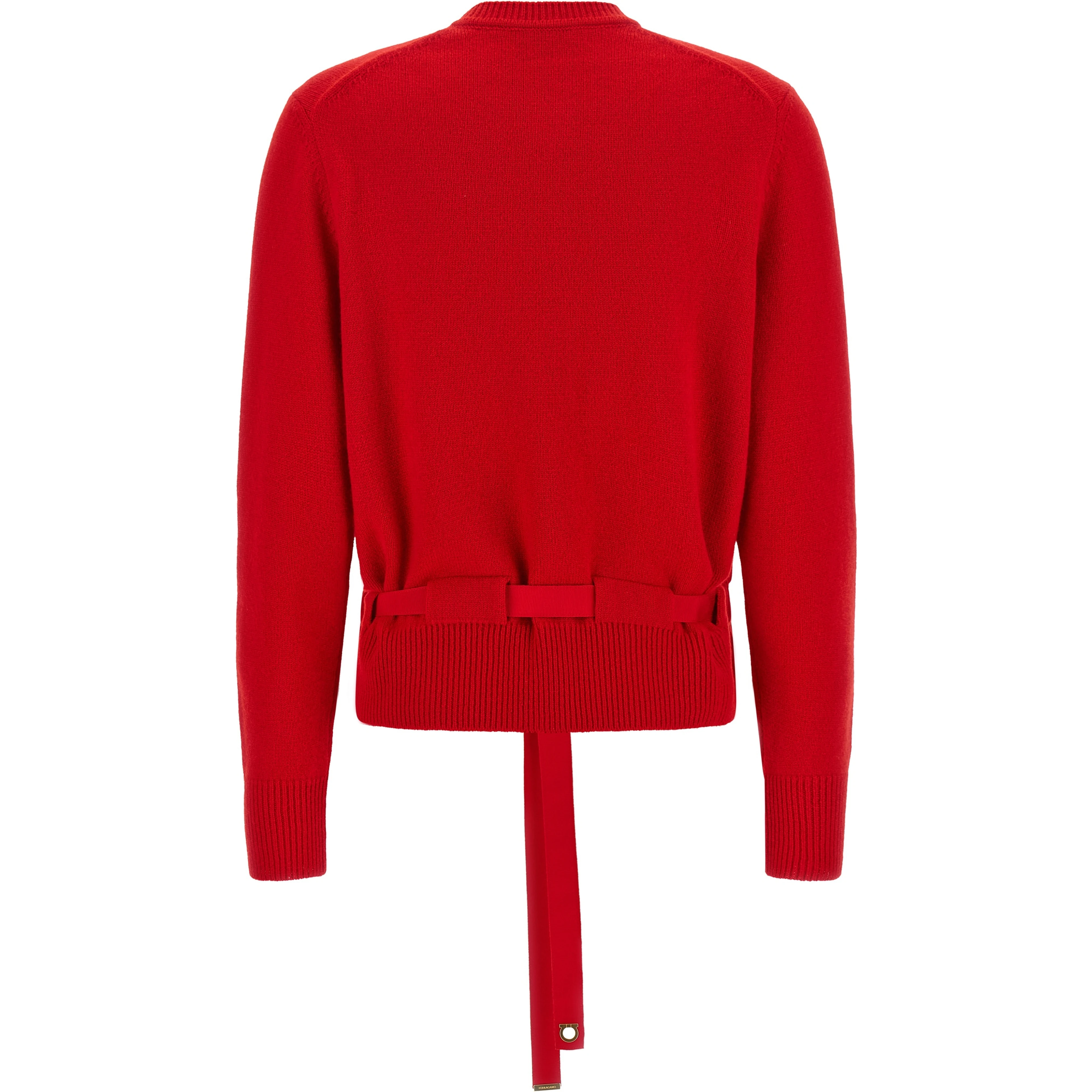 Red Cashmere Cardigan