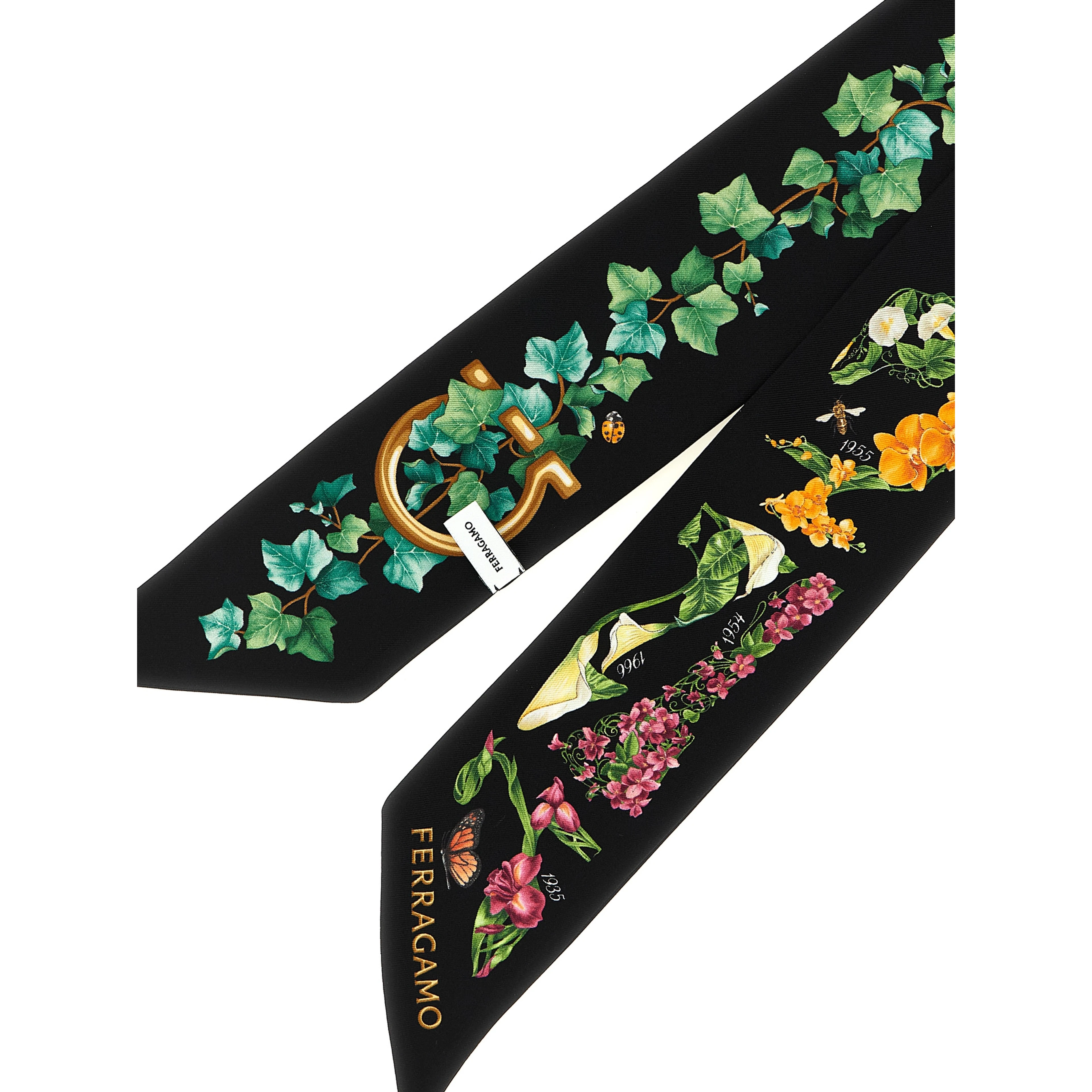 Multicolor Silk Foulard