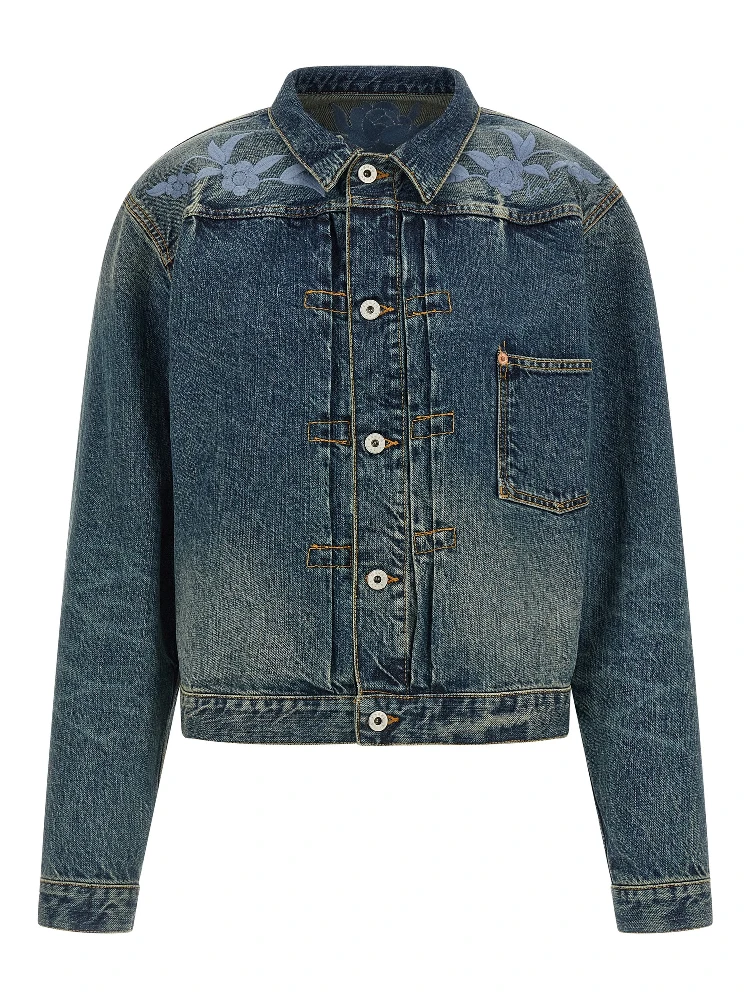 Blue Cotton Denim Jacket