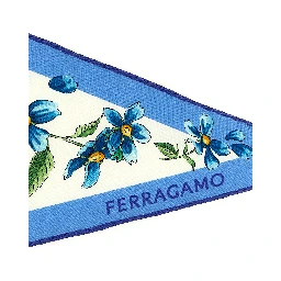 Blue Silk Foulard