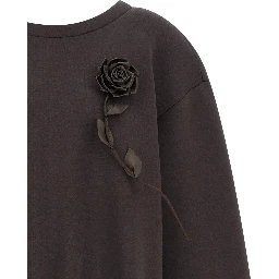 Brown Viscose Sweatshirt