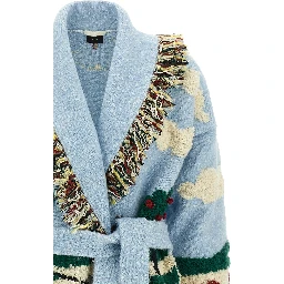 Multicolor Virgin Wool Cardigan
