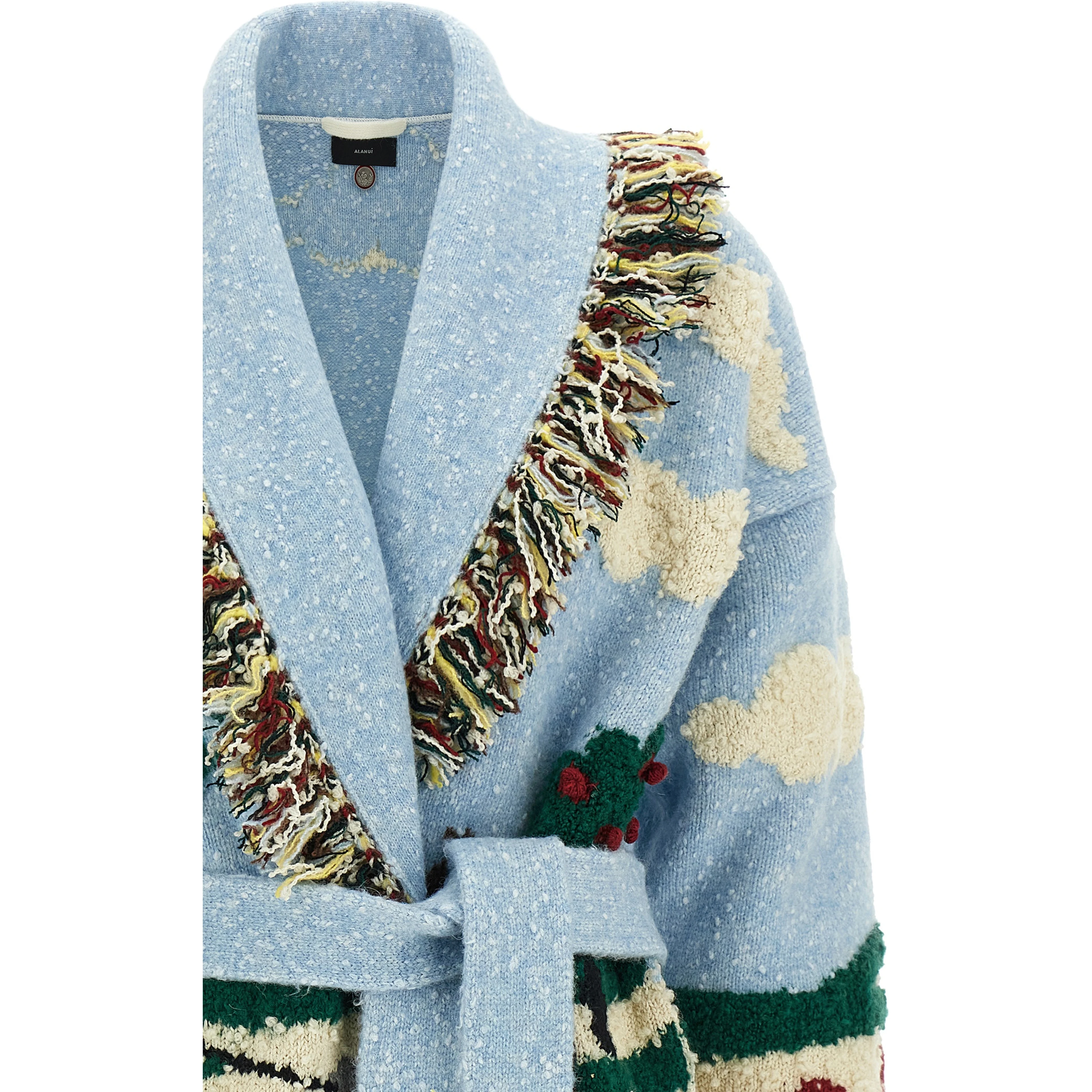 Multicolor Virgin Wool Cardigan