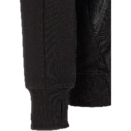 Black Cotton Sweatshirt