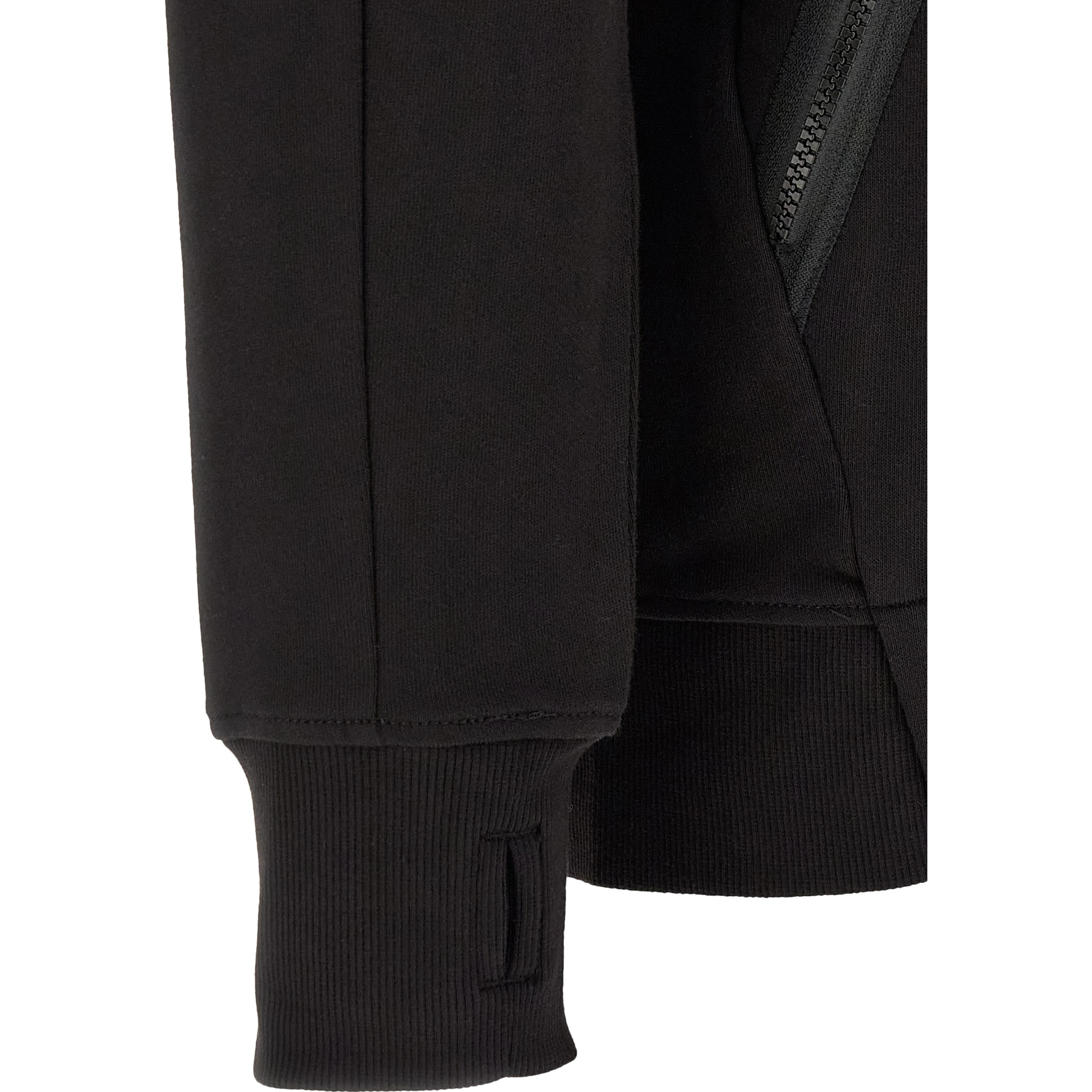 Black Cotton Sweatshirt