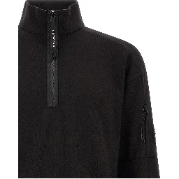 Black Cotton Sweatshirt