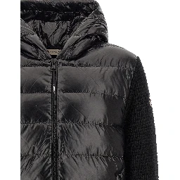 Black Polyamide Cardigan