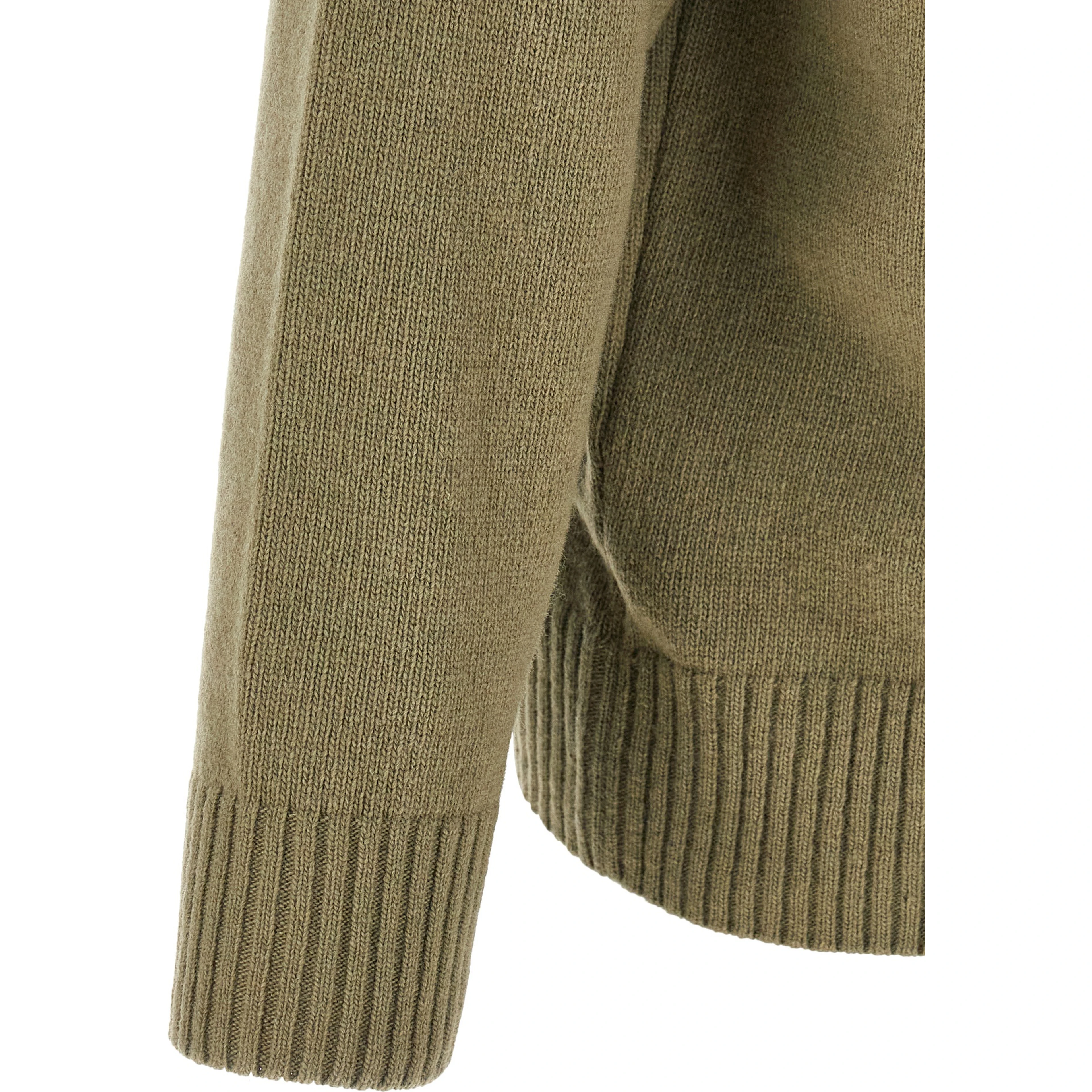 Bicolor Wool Cardigan
