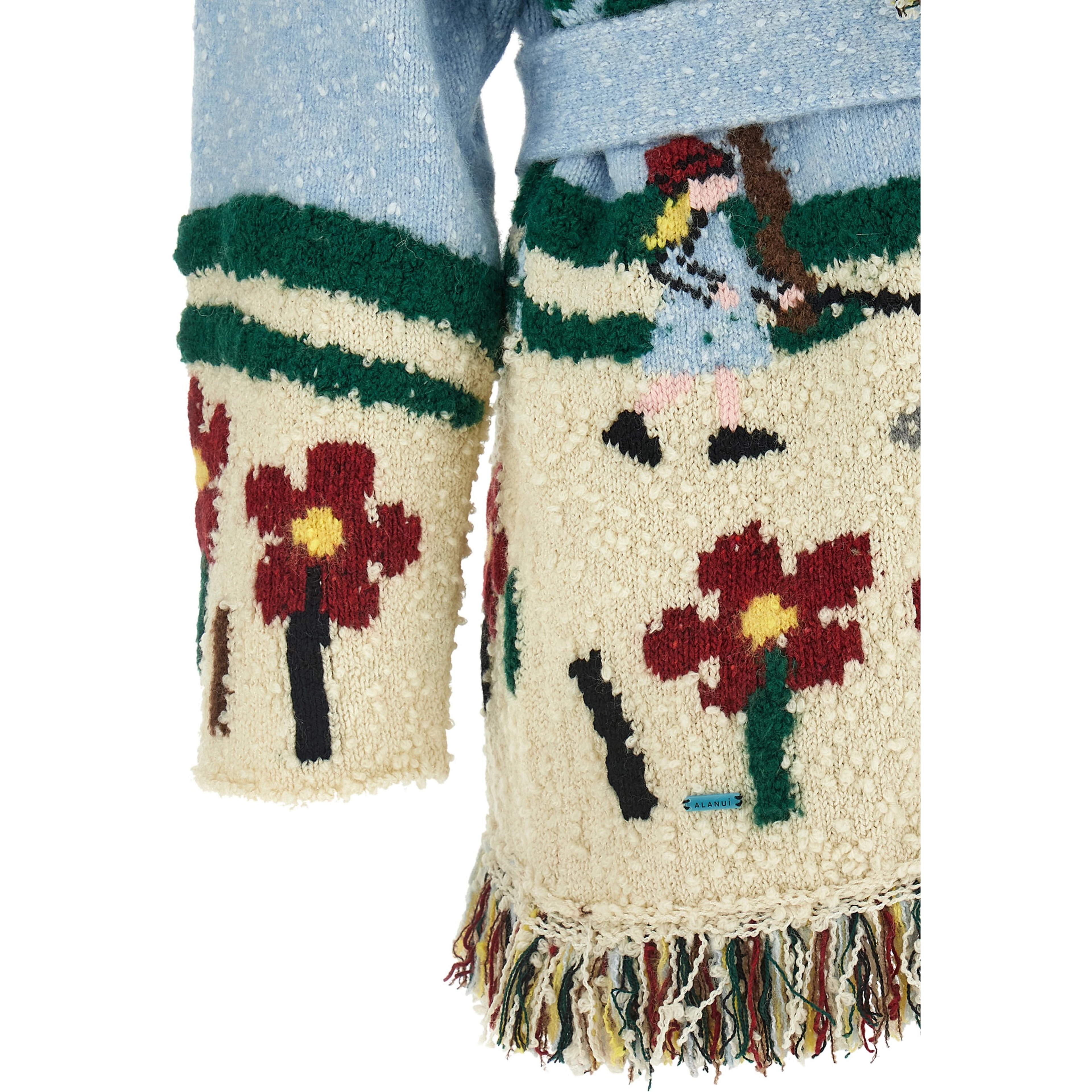 Multicolor Virgin Wool Cardigan