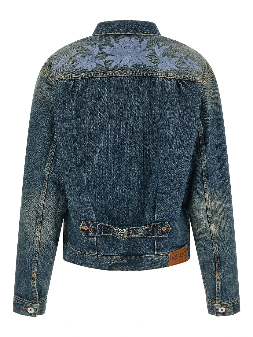 Blue Cotton Denim Jacket