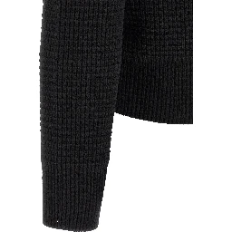 Black Polyamide Cardigan