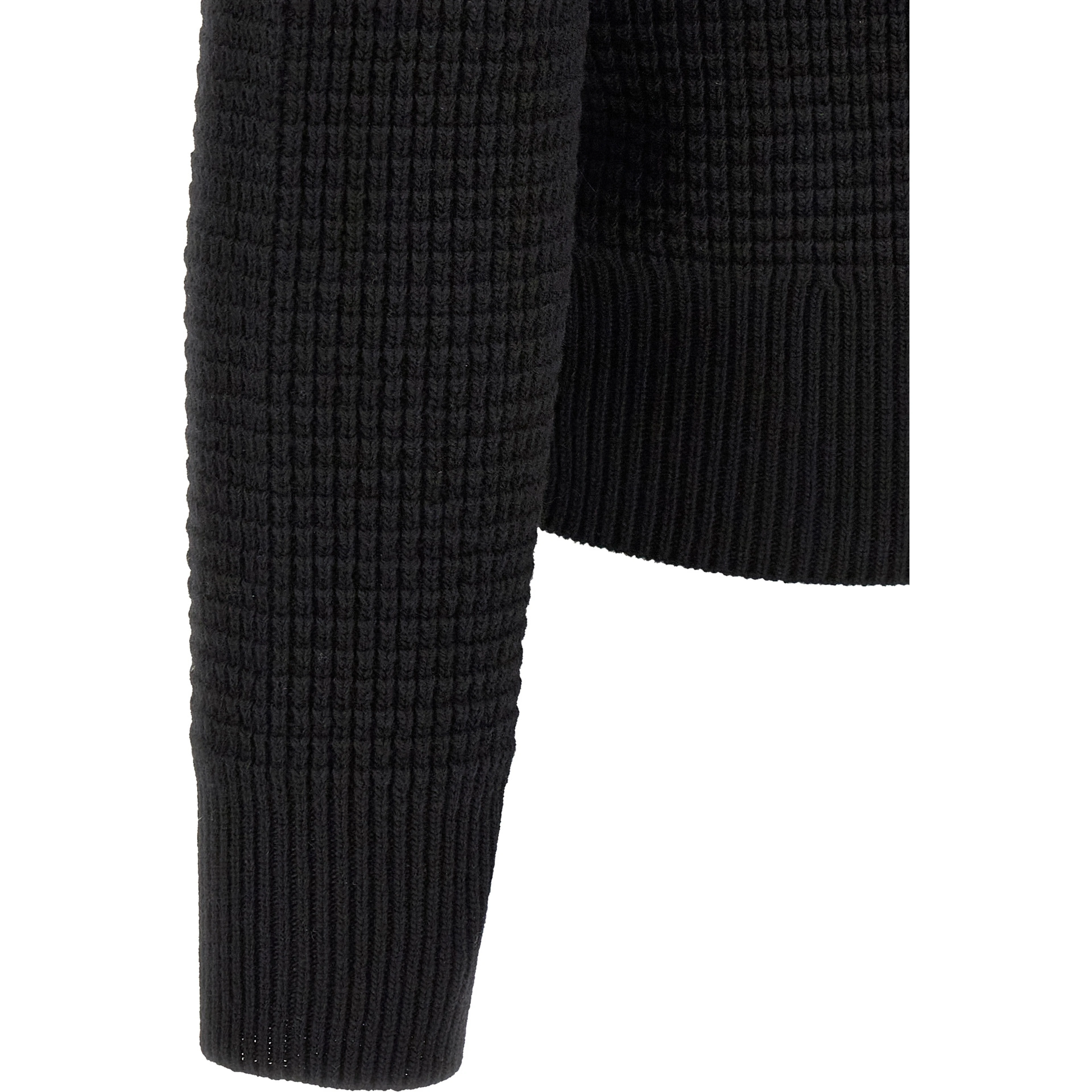Black Polyamide Cardigan
