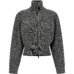 Gray Cashmere Cardigan
