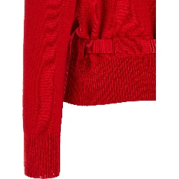 Red Cashmere Cardigan