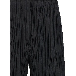 Black Polyester Pants