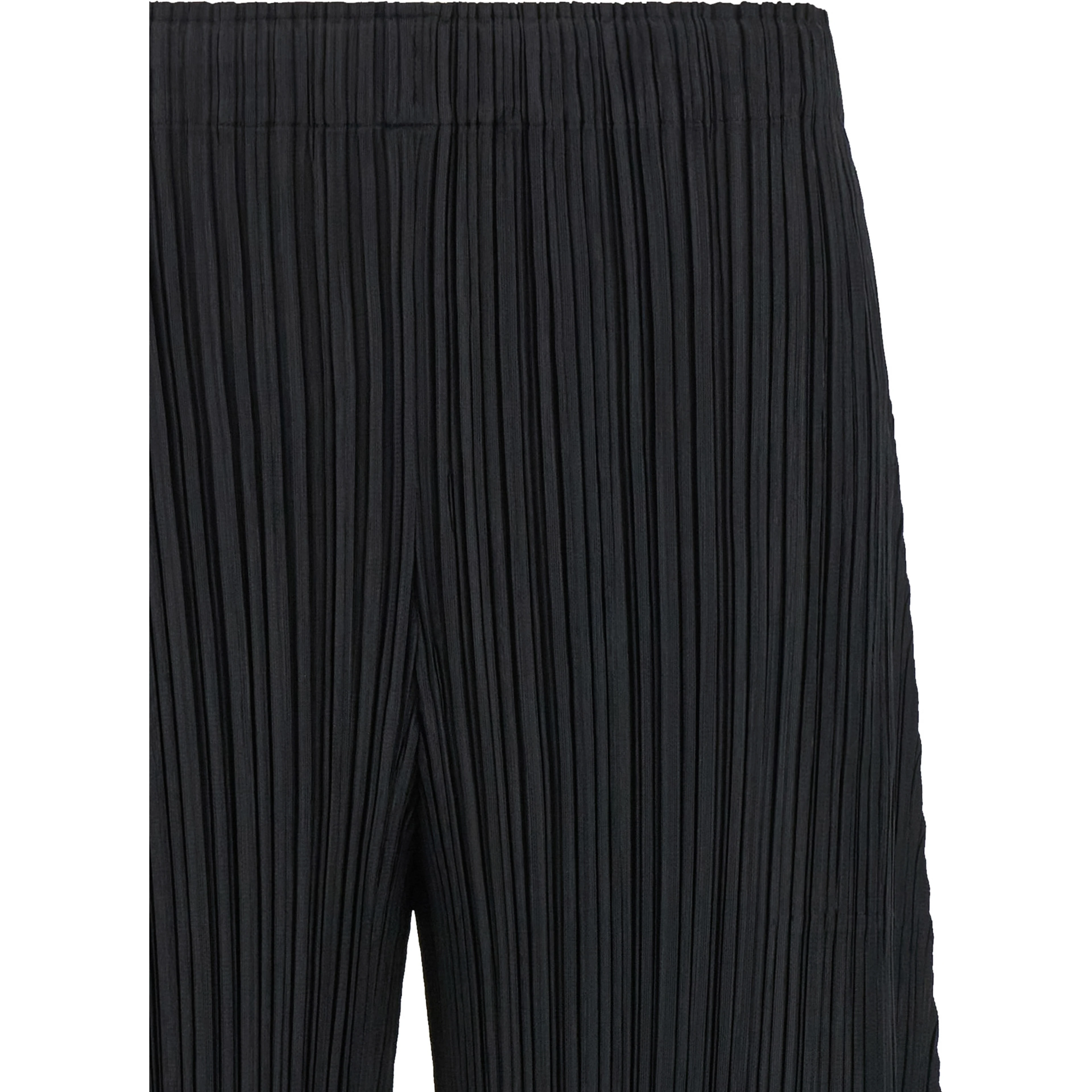 Black Polyester Pants