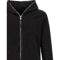 Black Cotton Sweatshirt