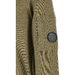 Bicolor Wool Cardigan