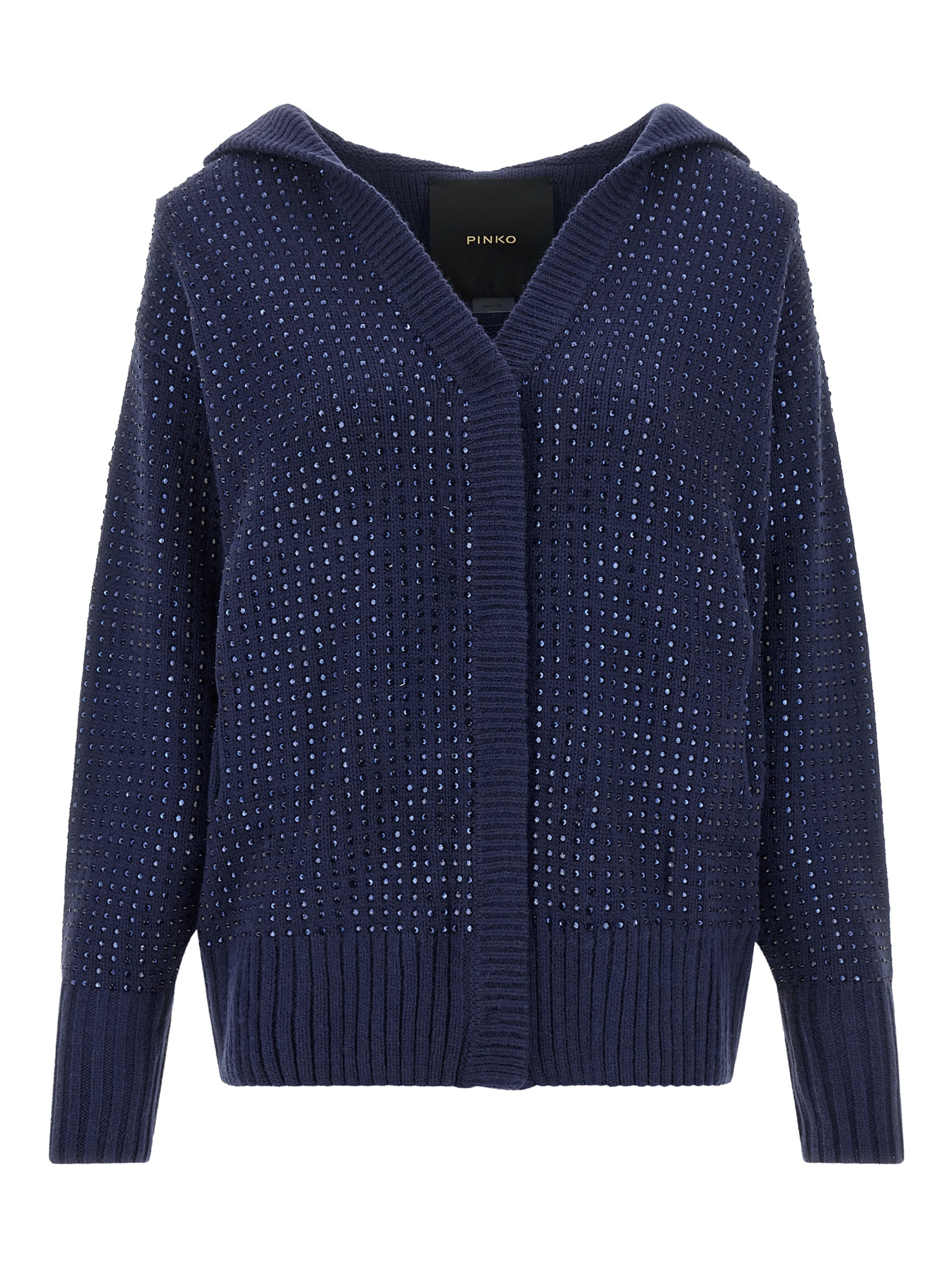 Blue Wool Cardigan