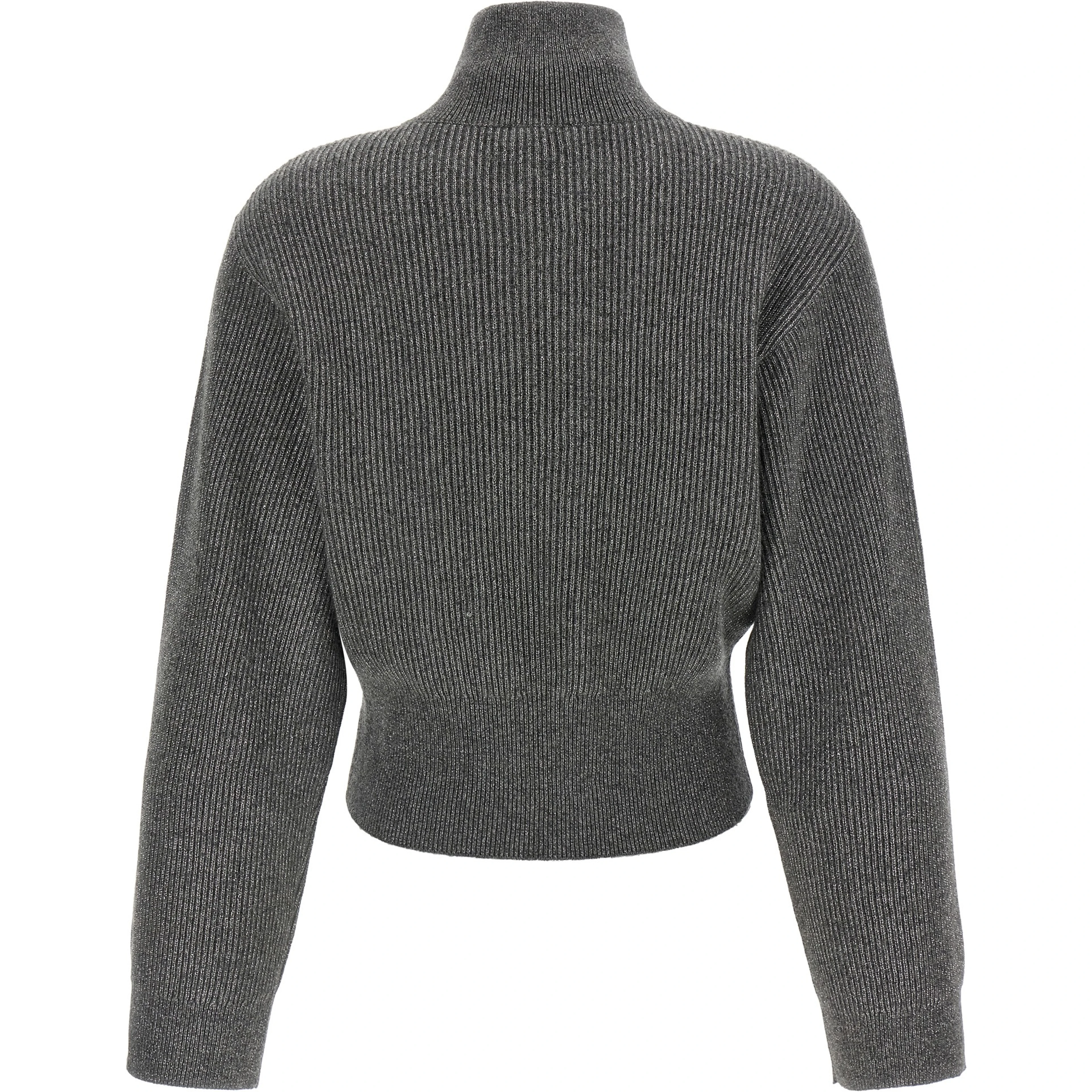 Gray Cashmere Cardigan