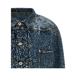 Blue Cotton Denim Jacket