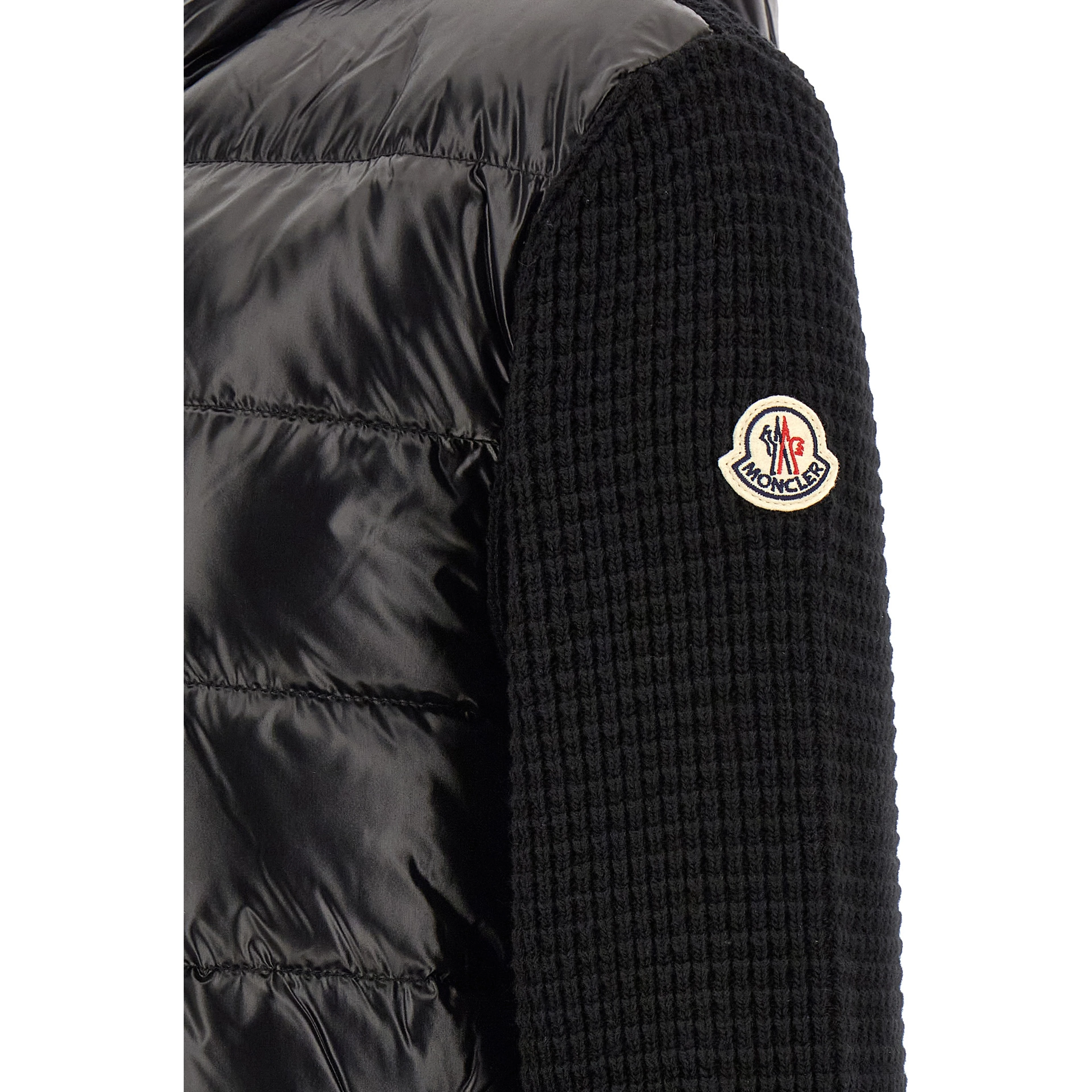 Black Polyamide Cardigan