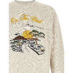 White Cotton Sweatshirt