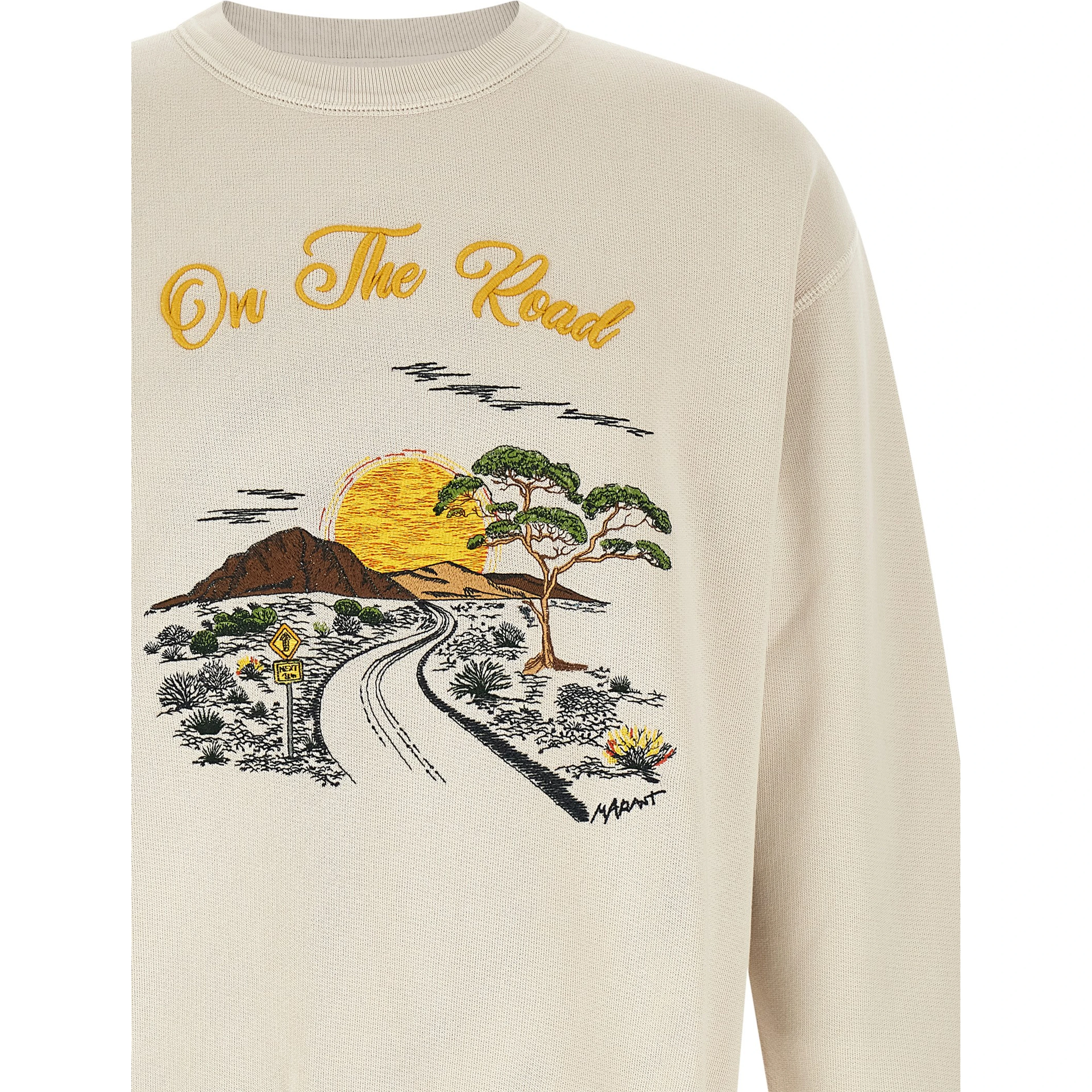 White Cotton Sweatshirt
