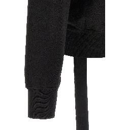 Black Cotton Sweatshirt