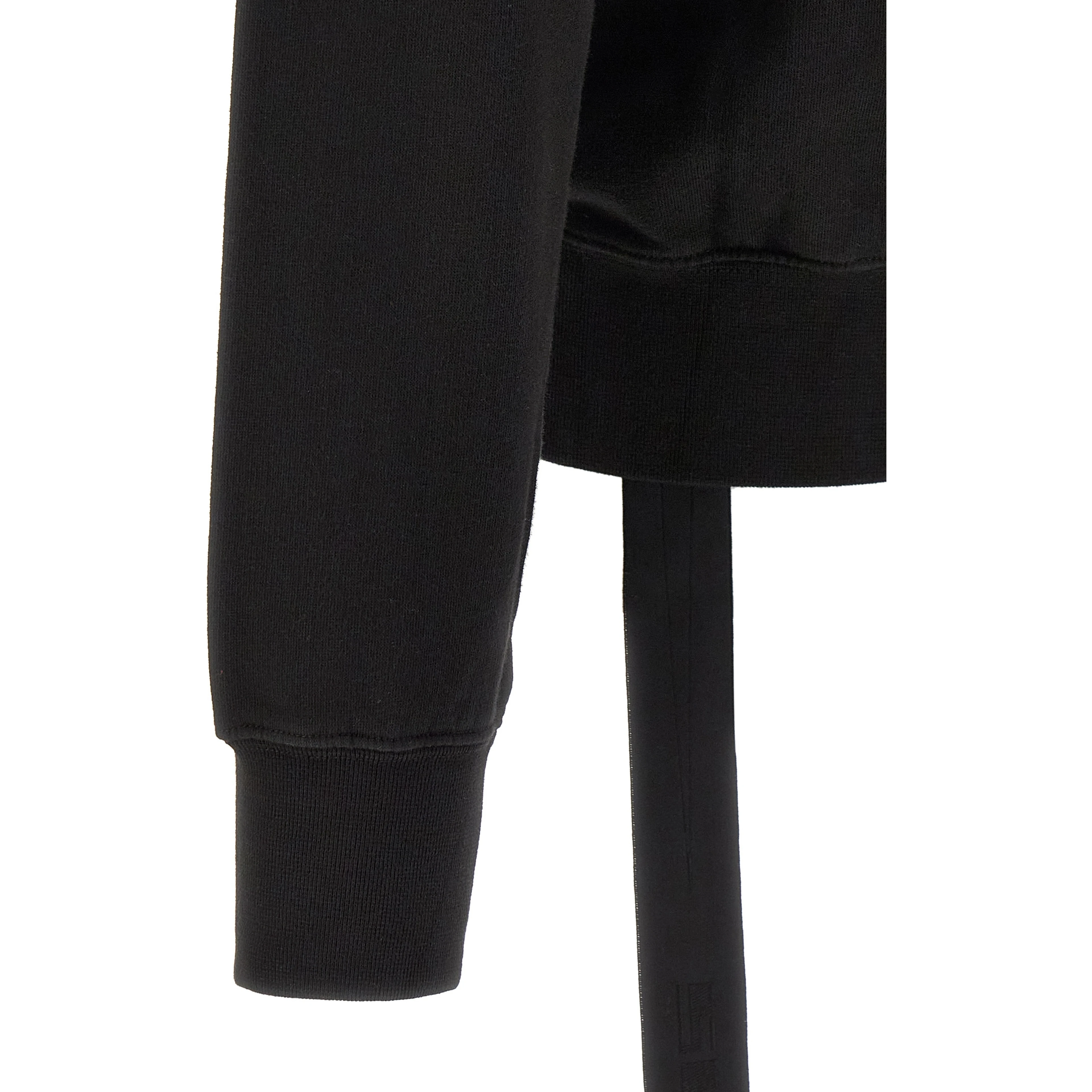Black Cotton Sweatshirt