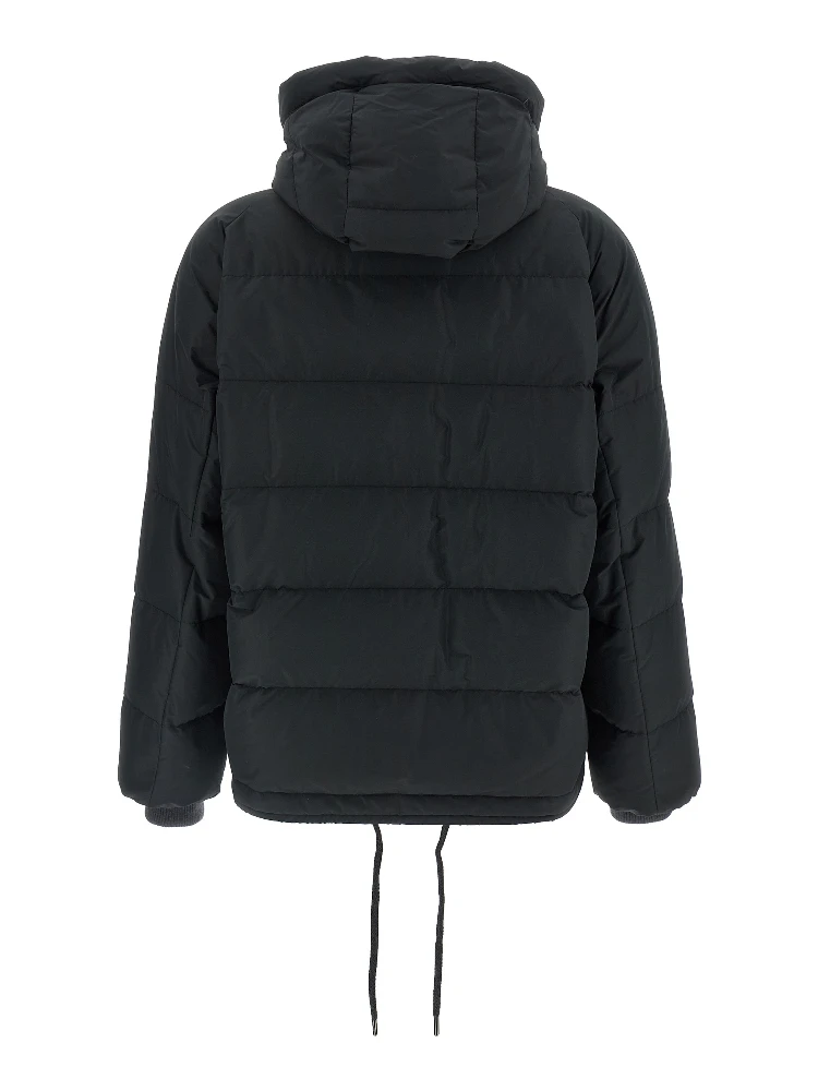 Black Cotton Full-Length Jacket alternative