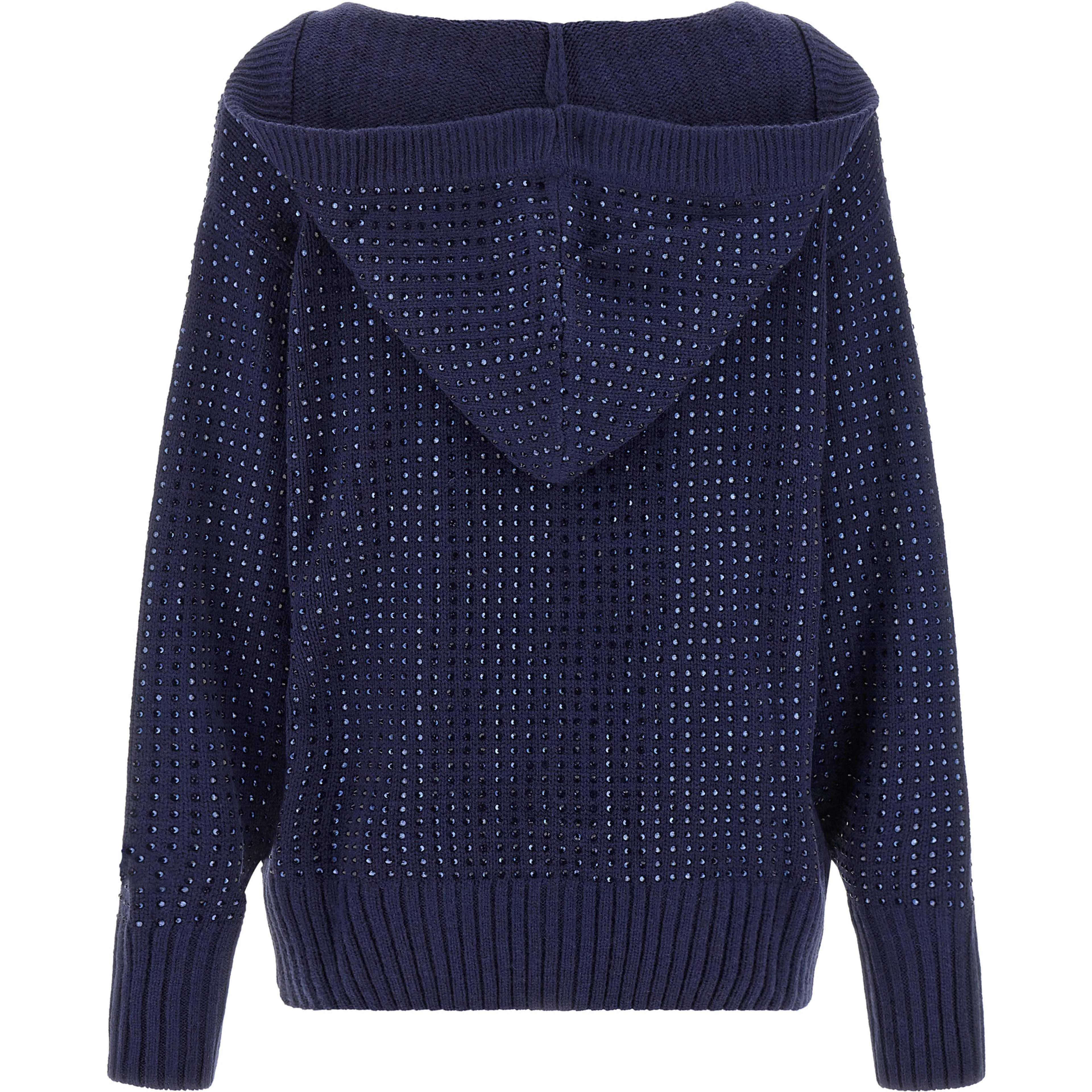 Blue Wool Cardigan