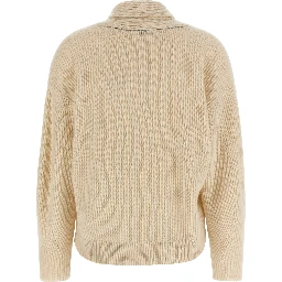 Beige Cashmere Cardigan