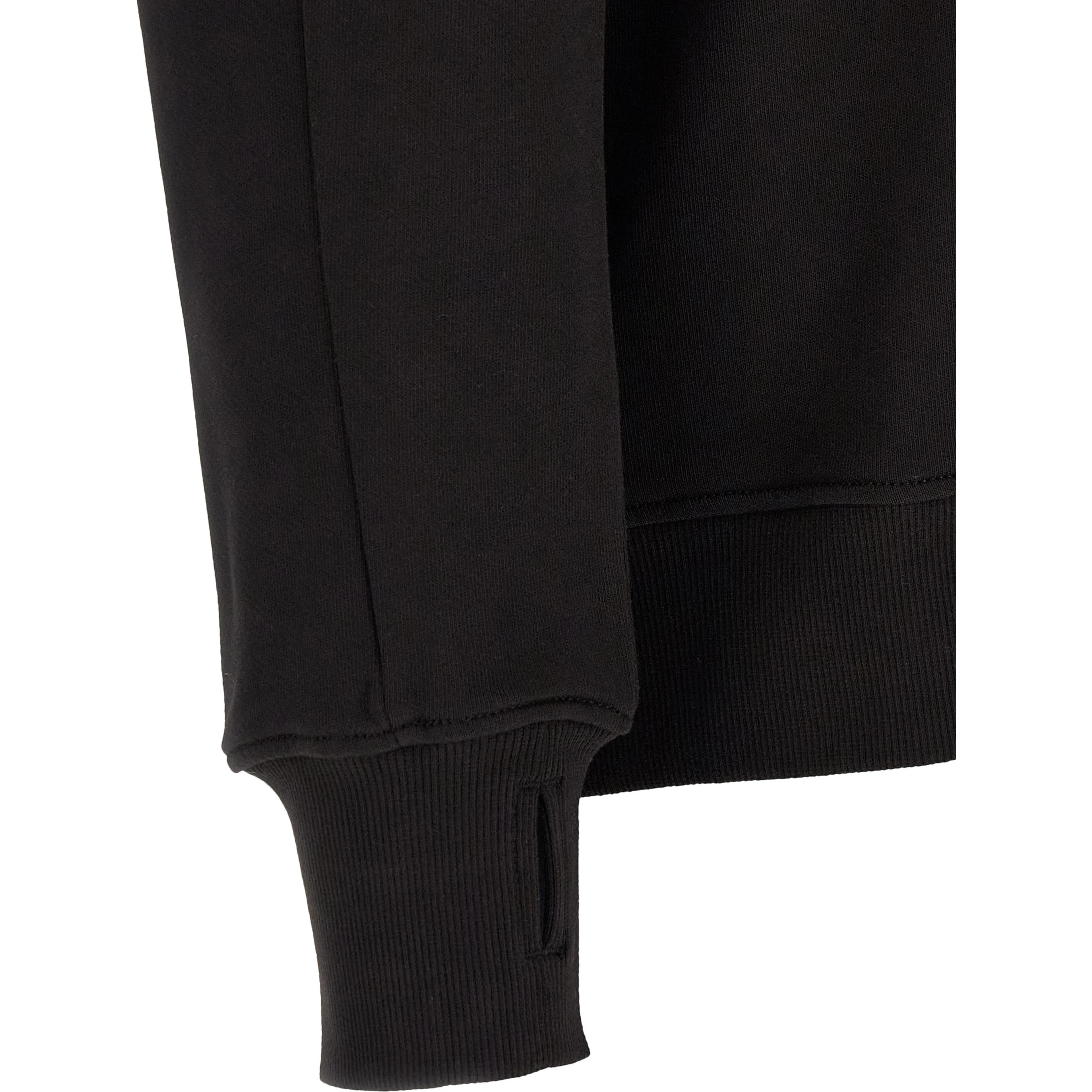 Black Cotton Sweatshirt