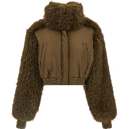 Bicolor Virgin Wool Bomber