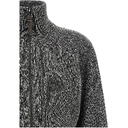 Gray Cashmere Cardigan