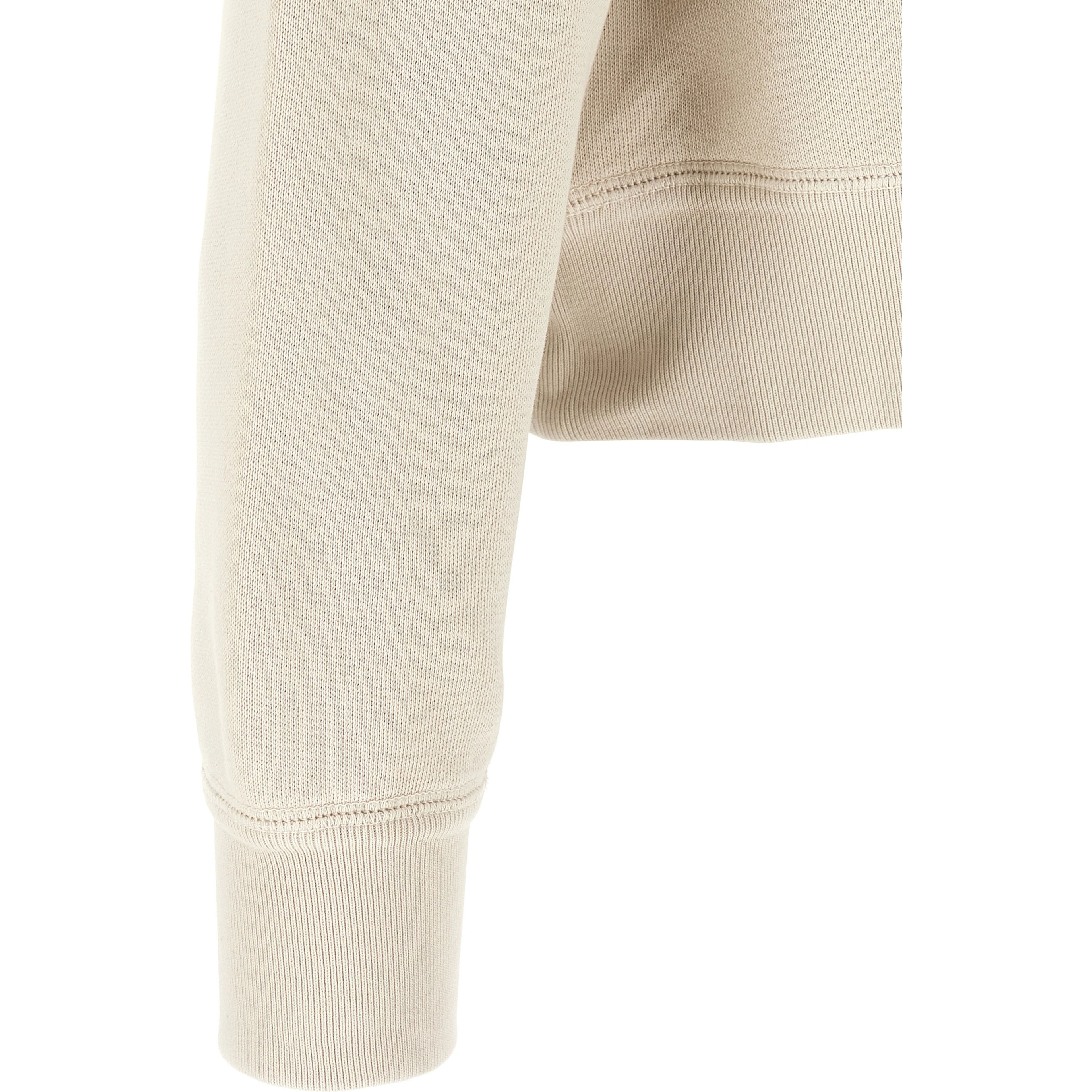 White Cotton Sweatshirt