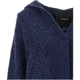 Blue Wool Cardigan