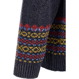 Blue Cotton Cardigan