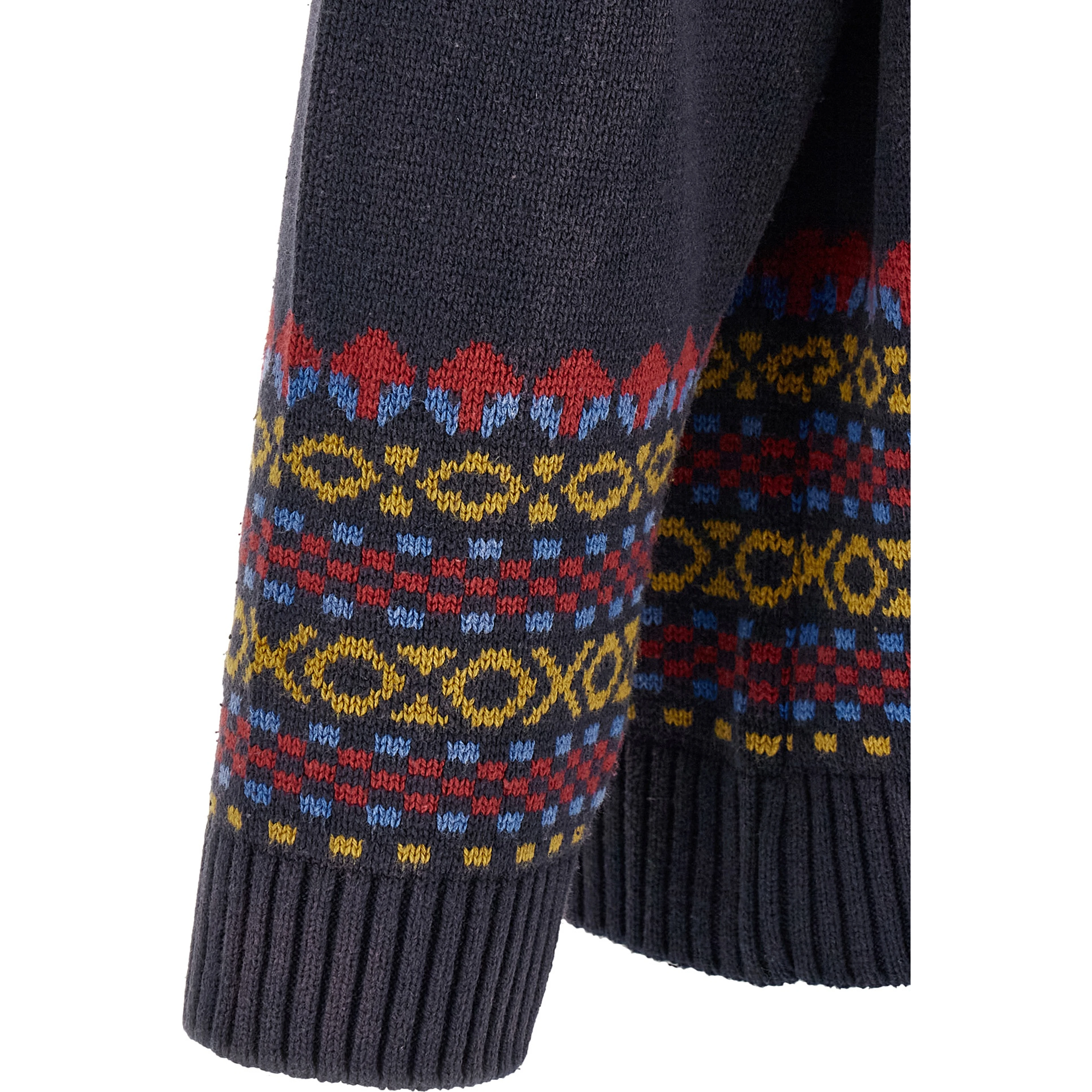 Blue Cotton Cardigan