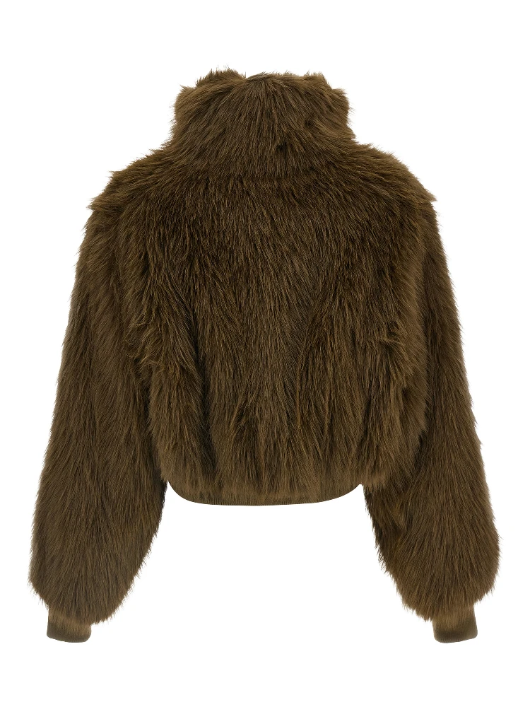 Bicolor Virgin Wool Bomber alternative