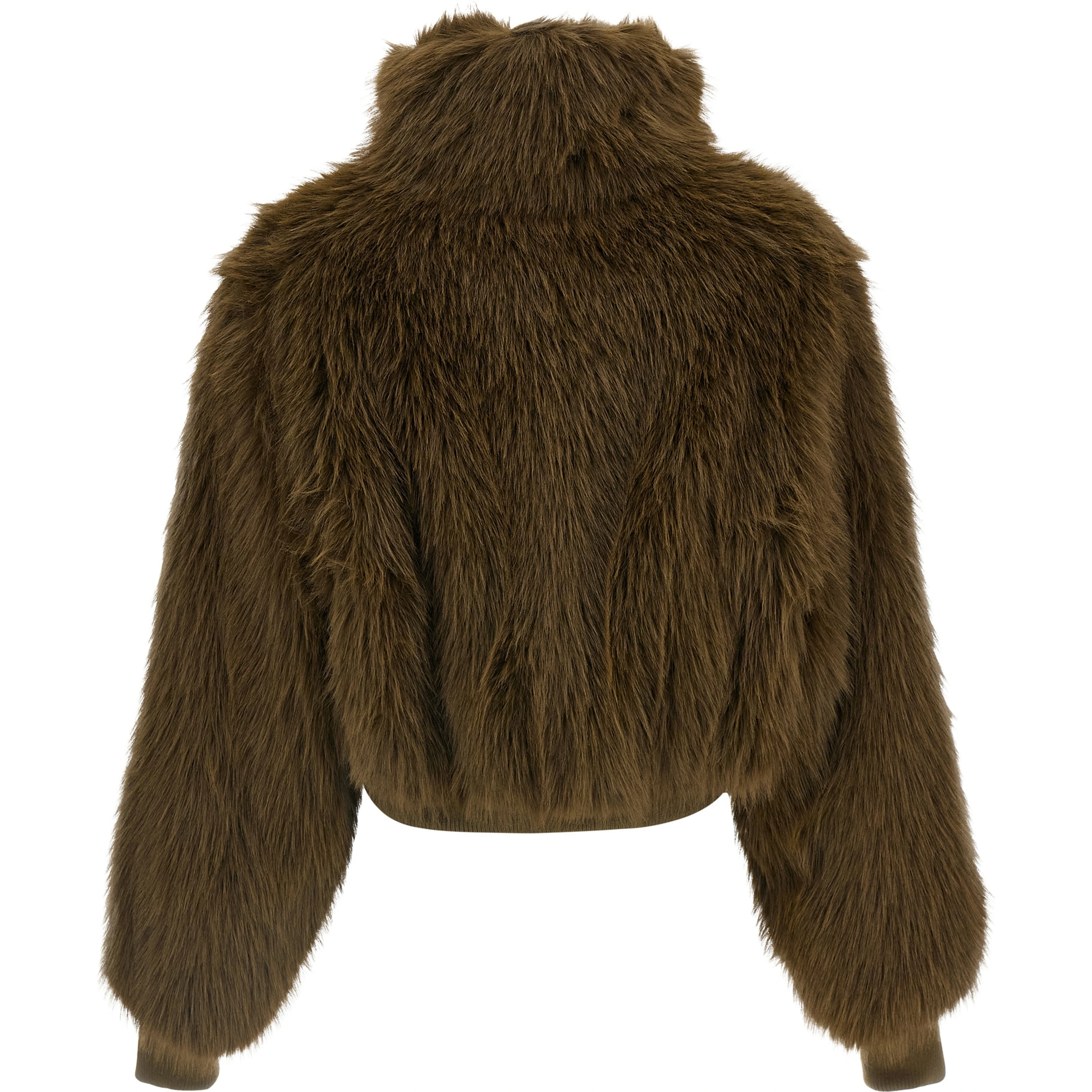 Bicolor Virgin Wool Bomber