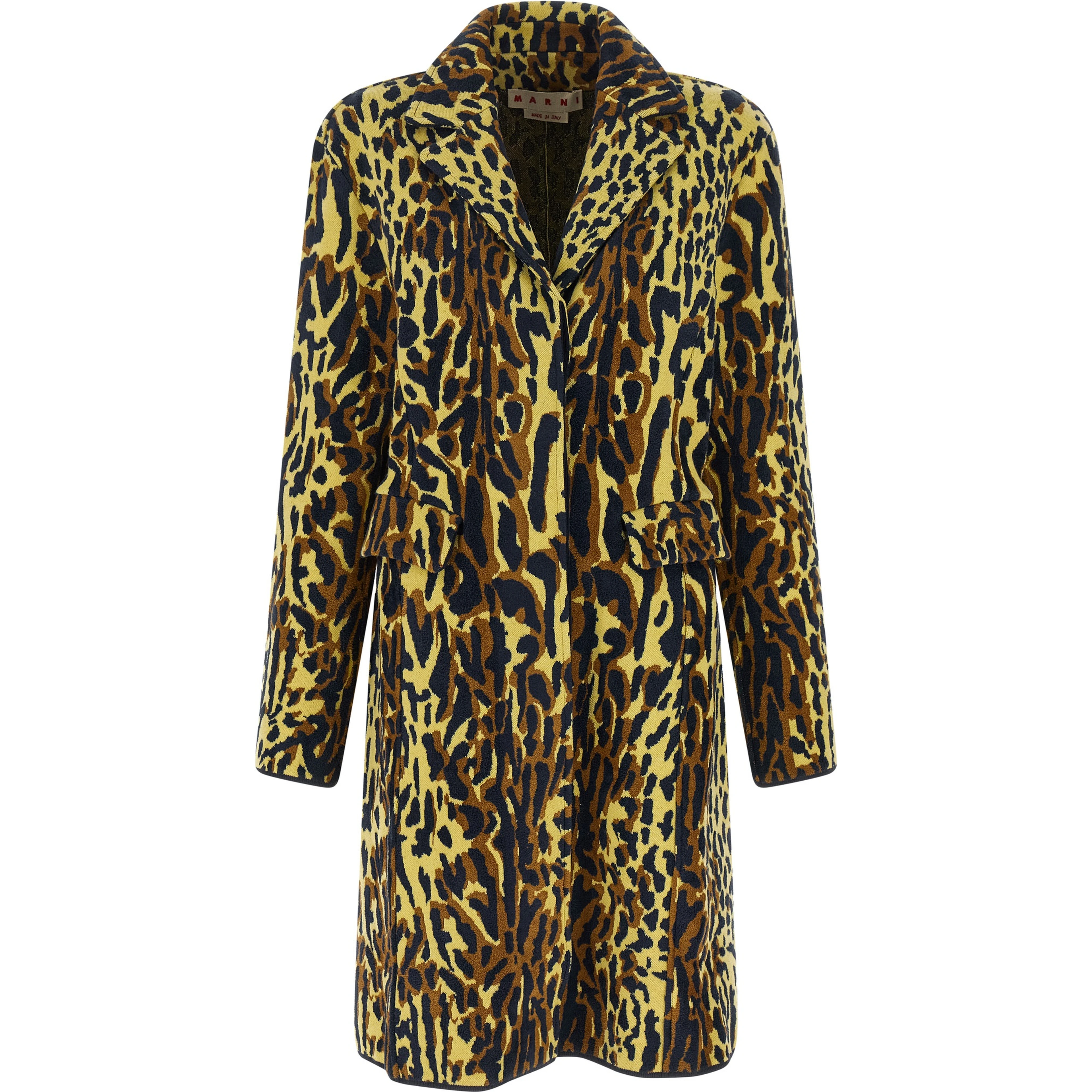 Multicolor Virgin Wool Coat