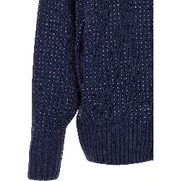 Blue Wool Cardigan