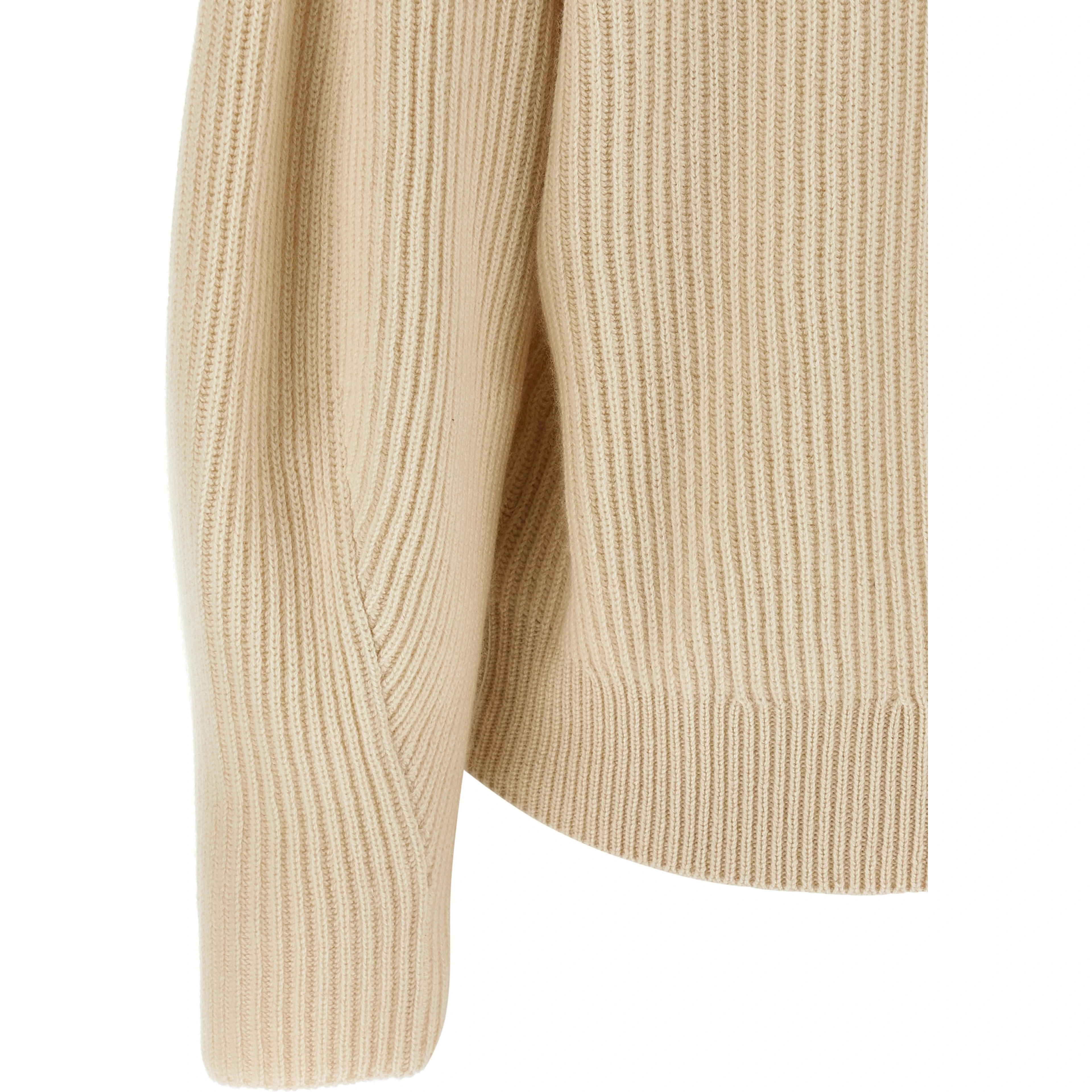 Beige Cashmere Cardigan