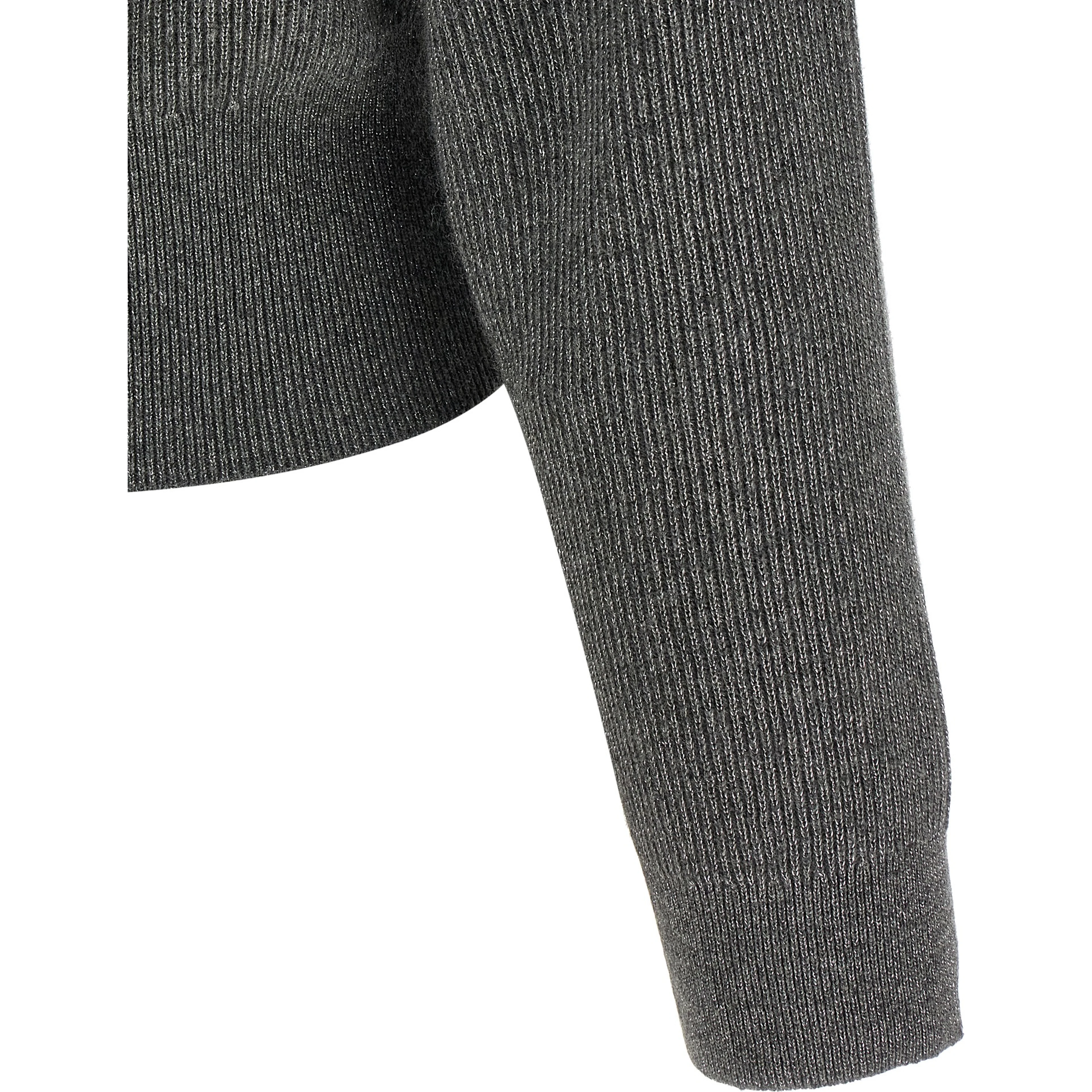 Gray Cashmere Cardigan