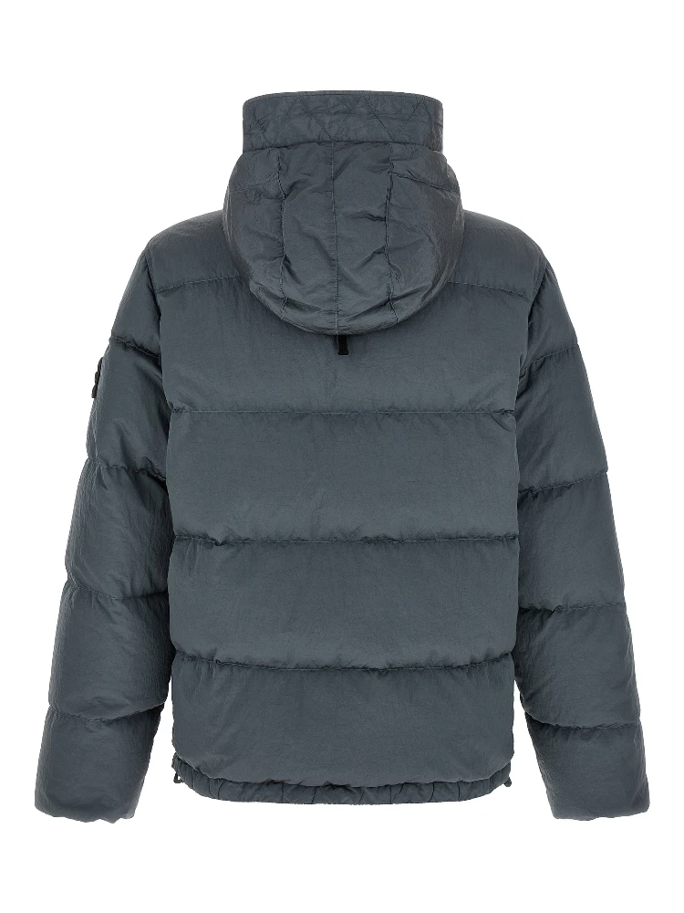 Gray Polyamide Full-Length Jacket alternative
